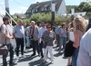 Première traversée des piétons