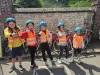 casques offert par AXA aux enfants (photos autorisés par les parents)
